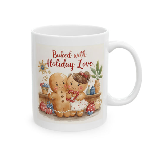 Ginger Family Ceramic Mug – Christmas  (11oz, 15oz)